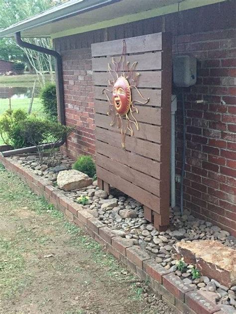 hide outdoor electrical boxes|how to hide water boxes.